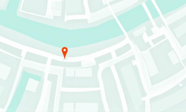 Kort over København, der viser Nordisk Håndværks placering i Bredgade 38.